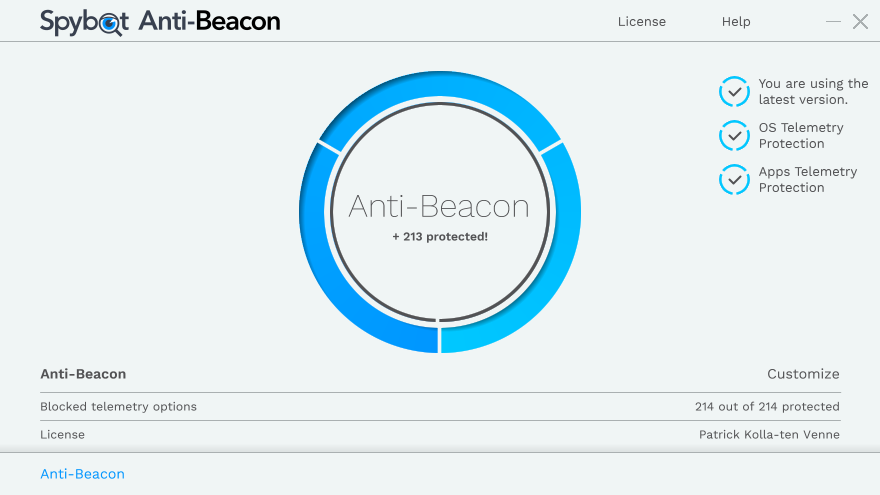 Baixar Spybot Anti-Beacon License Key + Torrent Gratis