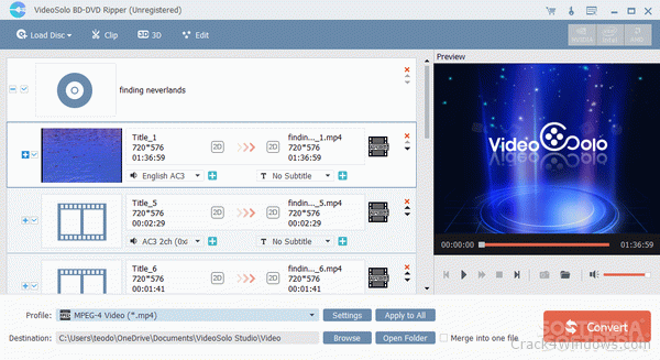 Baixar Baixar VideoSolo BD-DVD Ripper Registration Code Gratis