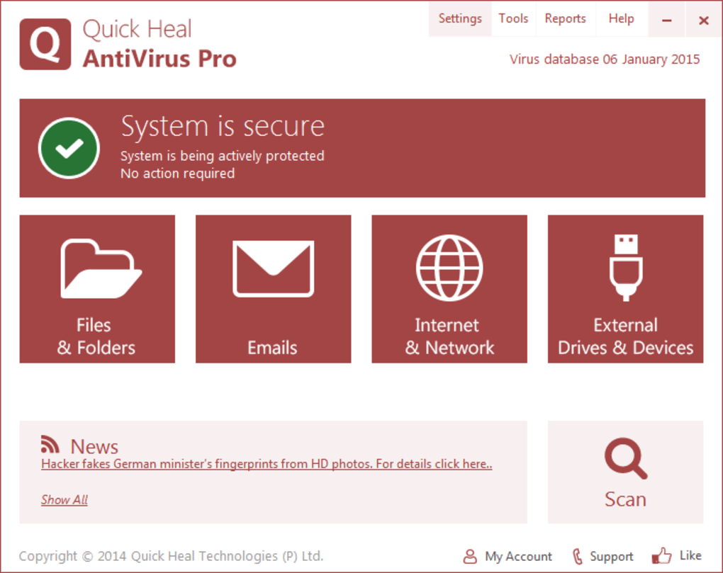 Quick Heal Antivirus Pro 22.00 Crackeado