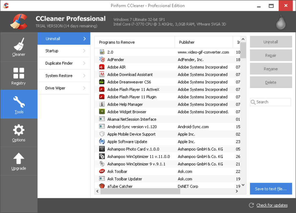 CCleaner Professional Plus 6 Crackeado